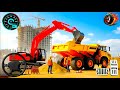 City Road Construction Simulator 3D _ Construction Game &amp; Drive heavy machines _ Android Gameplay 