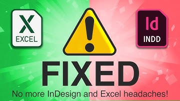 InDesign werkt Excel-bestand niet bij: hier is de oplossing