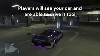 Drive cars in the CAR MEET LSCM Glitch in GTA 5 ONLINE