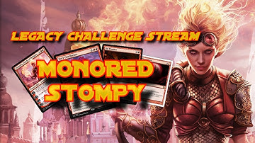 LEGACY CHALLENGE STREAM - MONORED STOMPY STOMP - PleasantKenobi Plays MTG