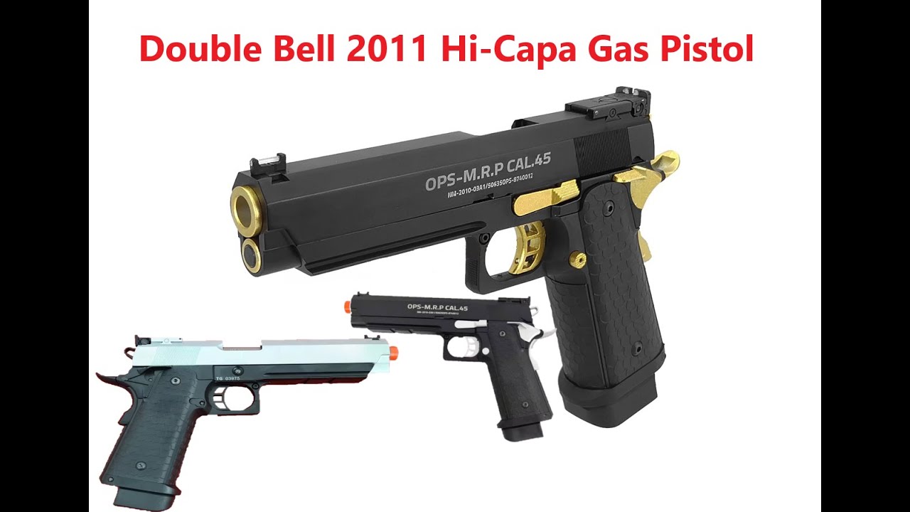Double Bell 2011 HICapa Gas Gel Blaster Pistol by XForce Tactical