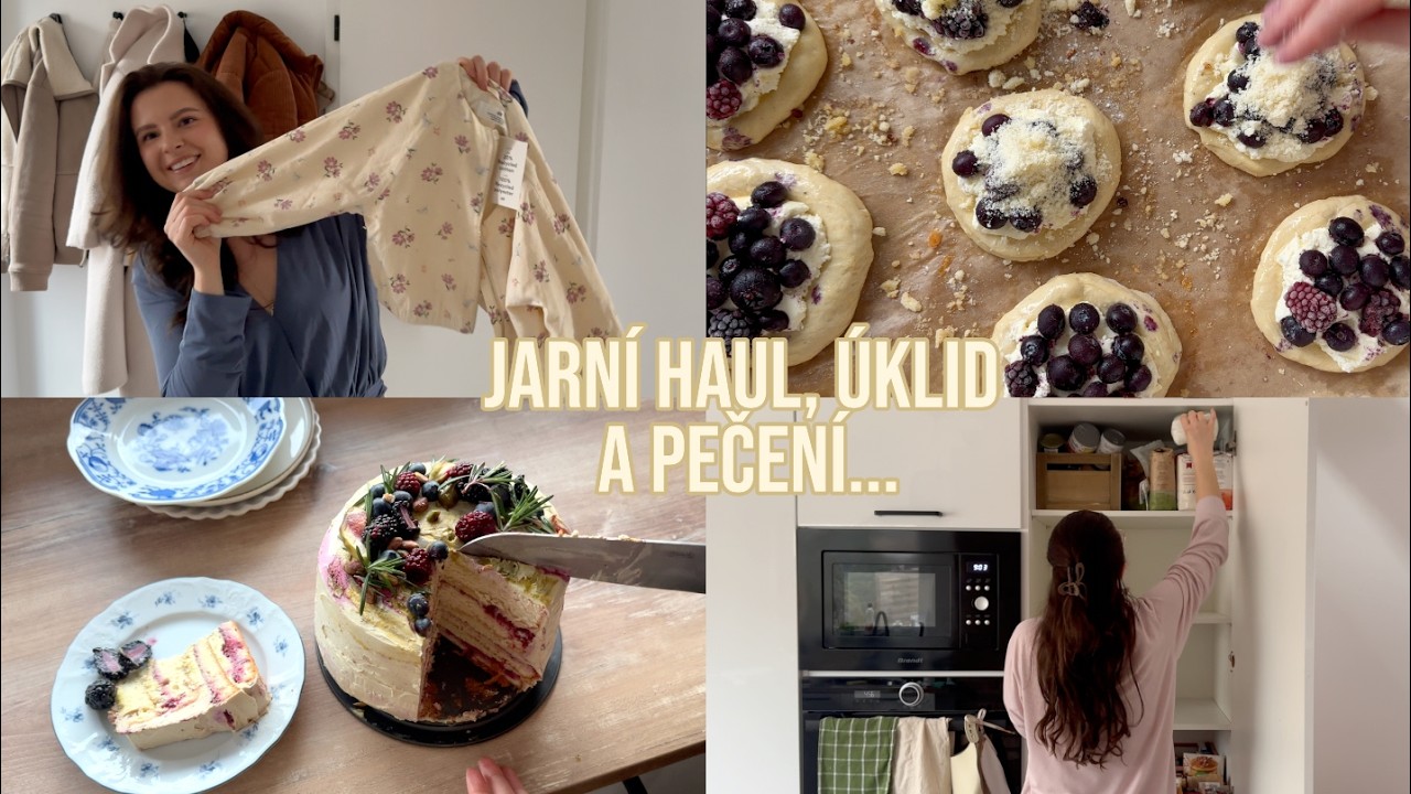 VLOG | Jarní haul, přípravy na dovolenou & koláče!