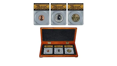 2018 RP70 SMint FDOI LE 756 Reverse Proof 3Coin Set