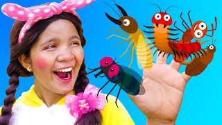 Insects Finger Family Song - Nursery Rhymes for Kids