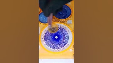 Donut shape spirograph art design | so beautiful and easy drawing | great idea #satisfying #relaxing