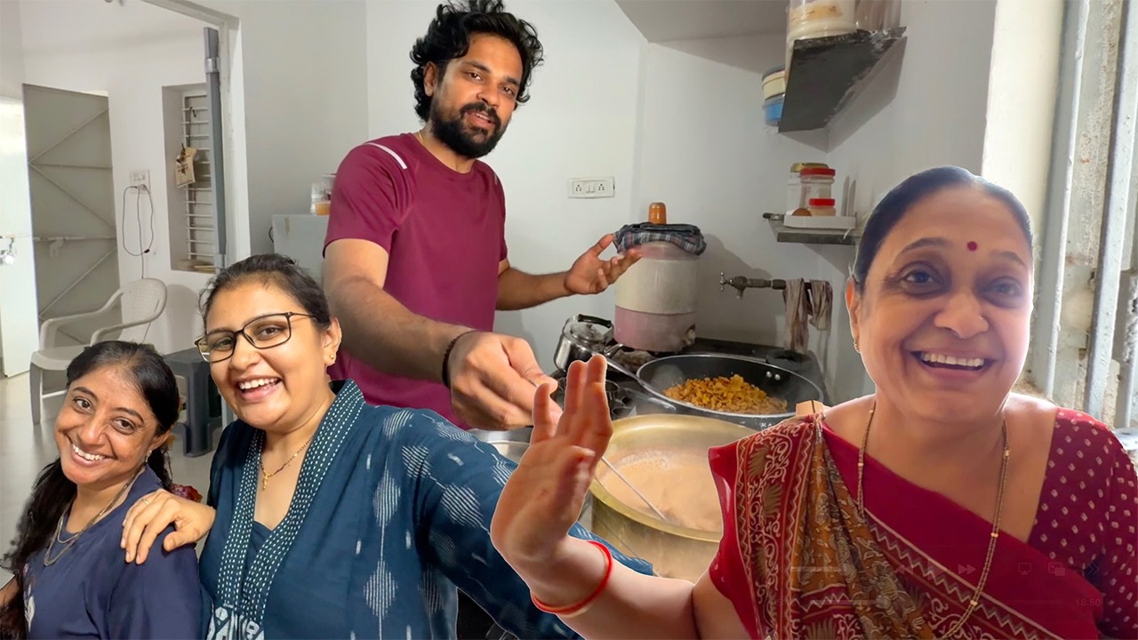 farm par jaydeep ne khud khana banaya fir ghar par aake sab ko surprise di !