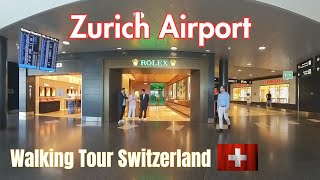 Walking Tour of Zurich Airport (ZRH) Airside | Duty-Free & Gate A Experience