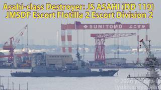 Asahi-class Destroyer: JS ASAHI (DD 119) JMSDF Escort Flotilla 2 Escort Division 2
