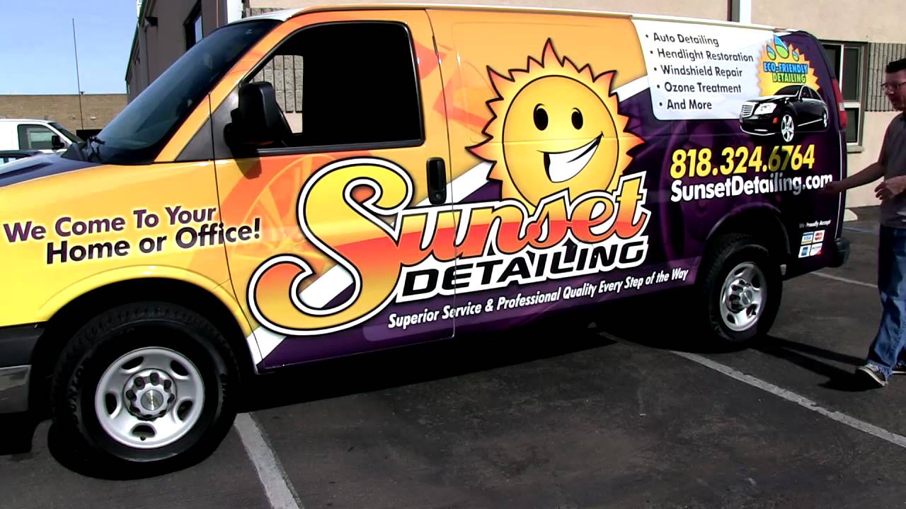 Mobile Auto Detailing Van: Vehicle Wrap 