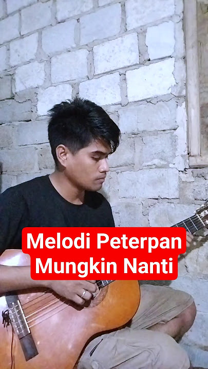 Melodi Peterpan - Mungkin Nanti versi fingerstyle guitar cover #shorts