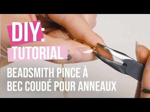 DIY Tutoriel: “Beadsmith pince à bec coudé pour anneaux”