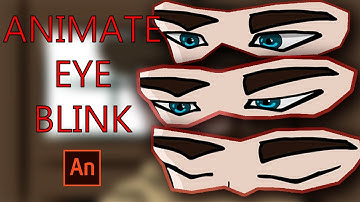 ANIMATE an EYE BLINKING | Adobe Animate CC / Flash | BEGINNER TUTORIAL