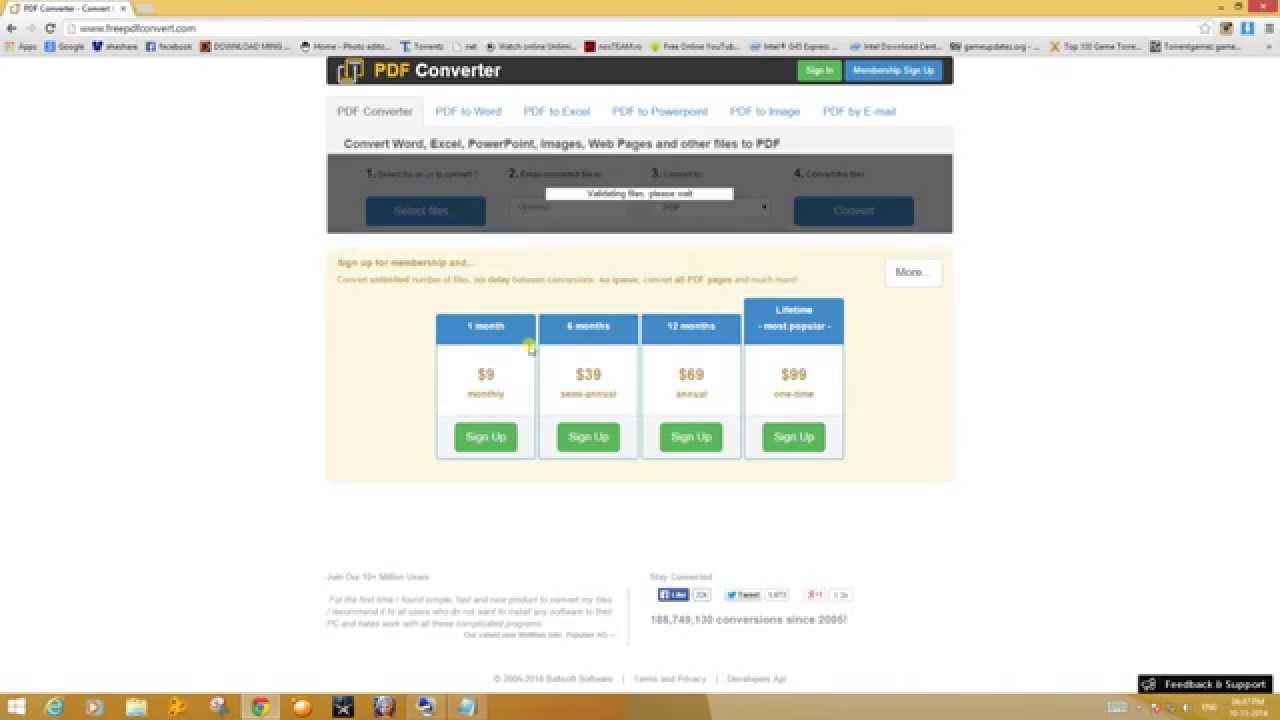 Converting Files To PDF PDFA PNG JPJ TIF YouTube
