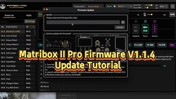Sonicake Matribox II Pro Firmware V1.1.4 Update Tutorial
