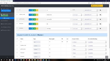 PHP CI MANIA #1 ระบบบริหารจัดการข้อมูลโรงเรียน (ออกแบบฐานข้อมูลเพื่อการ Generate Code) [CodeIgniter]