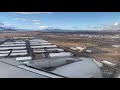 Landing at Salt Lake City (SLC) International Airport onboard American Airlines Airbus A319