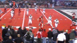 Eastern Washington QB Bo Levi Mitchell runs on 4th & 1 vs. Montana - 9/18/2010