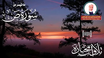تلاوة مؤثرة | ما تيسّر من (سورة ص) من تلاوات رمضان 2024 الشيخ أحمد خليل شاهين  Surat Sad