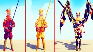 EVOLUTION of The OVER POWERED GOLDEN KING 2 | TABS - Totally Accurate Battle Simulator
