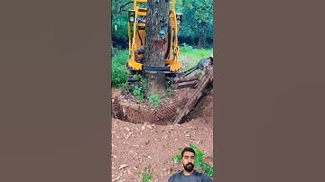How to remove a huge tree from roots using simple machine #uominiedonne #trending #viral #shortfeed