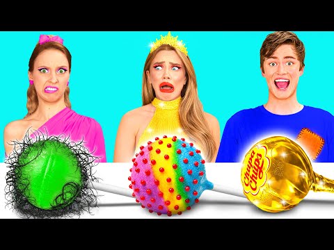 Rich vs Broke vs Giga Rich Food Challenge | Kitchen Hacks and Recipes by BaRaDa Challenge