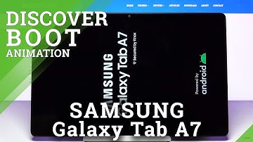 How Boot Animation Looks on SAMSUNG Galaxy TAB A7 2020 – Loading Animation