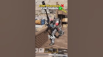 COD mobile✅ COD warzone❌ #shorts #codm #gaming #codmobile #codwarzone