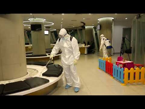 პოლიციის დეპარტამენტის ერთიანი მომსახურების ცენტრში სადეზინფექციო სამუშაოები ჩატარდა