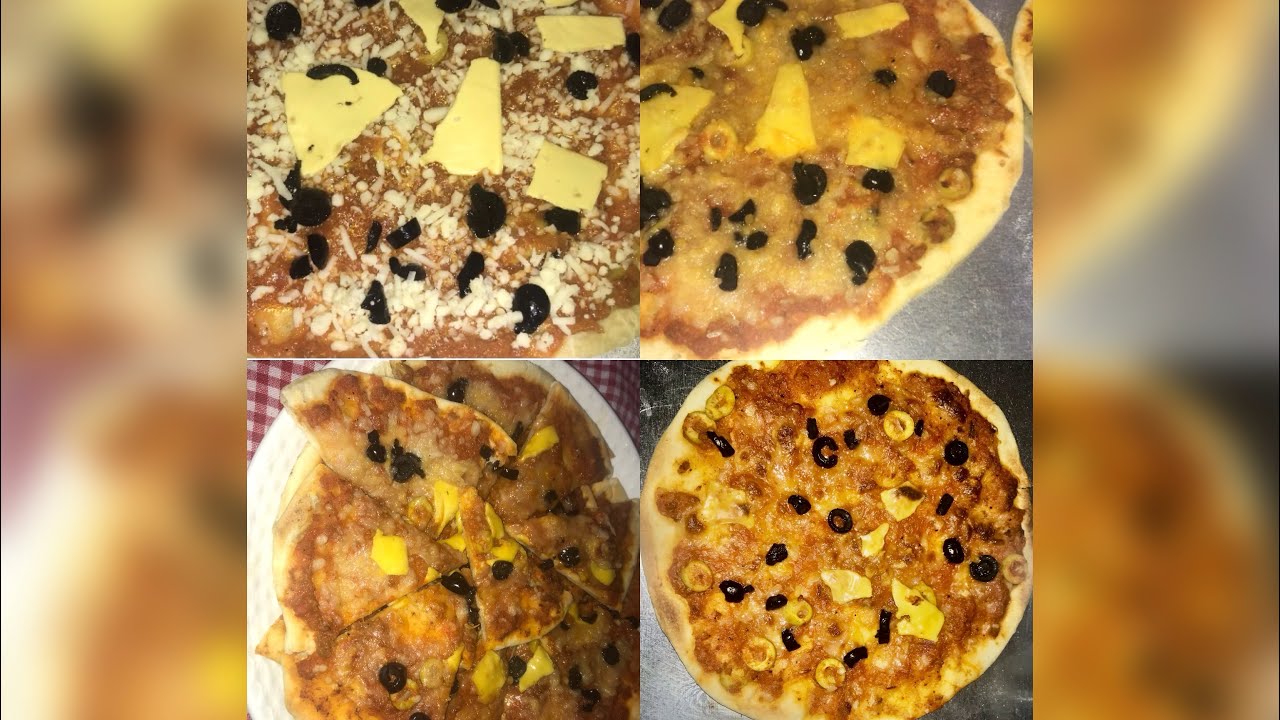 اسهل واسرع بيتزا ولديدة تستحق تجربة