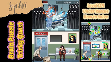 Level 124: Brain Puzzle Tricky Quest: Under Rescue. how to solve #brainpuzzle #trickyquest