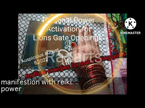 Accelerated ascension Opening of The Lions Gate Powered Reiki set it now!  Asmr Healing energy