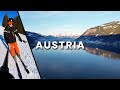 Skiing in austria  cinematic travel
