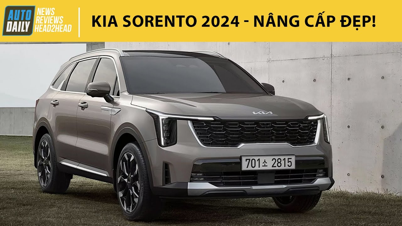 ⁣Kia Sorento 2024 - Chỉ là nâng cấp nhưng ĐẸP HƠN Santa Fe 2024? |Autodaily.vn|