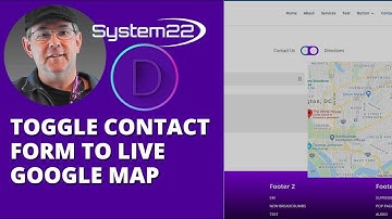 Divi Supreme Modules Toggle Contact Form To Live Google Map 👍