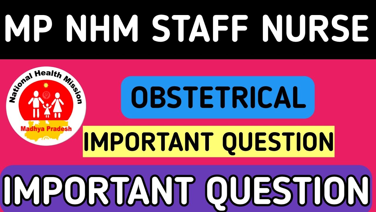 most important question staff nurse mp nhm staff nurse YouTube