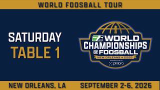 World Championships of Foosball 2026 | Saturday Table 1 | World Foosball Tour screenshot 4