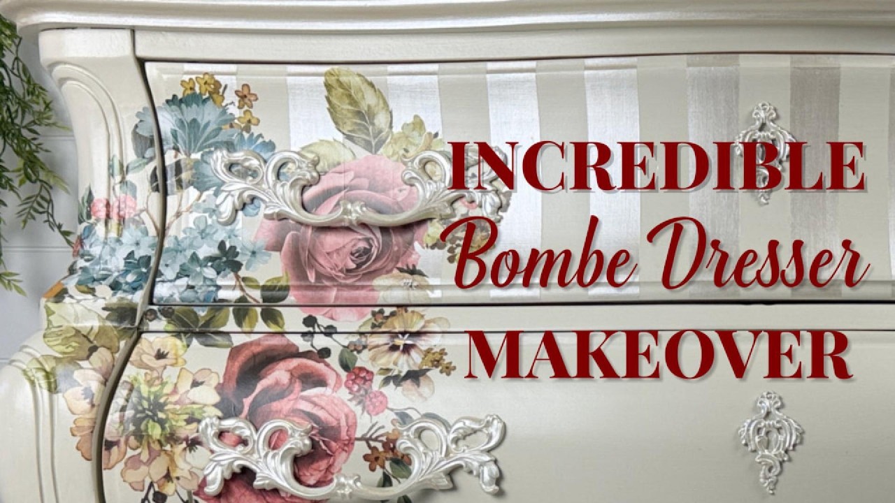 Incredible Bombe Dresser Makeover