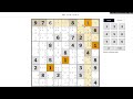 Hard Sudoku New York Times March 9 2026