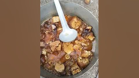 Mời cả nhà thưởng thức món gà luộc ốc bươu nấu tiêu cá lóc nướng giò bò hầm sả nghe cả nhà