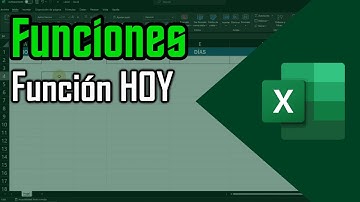 ¿Cómo Utilizar la Función HOY? | Funciones de Excel 365