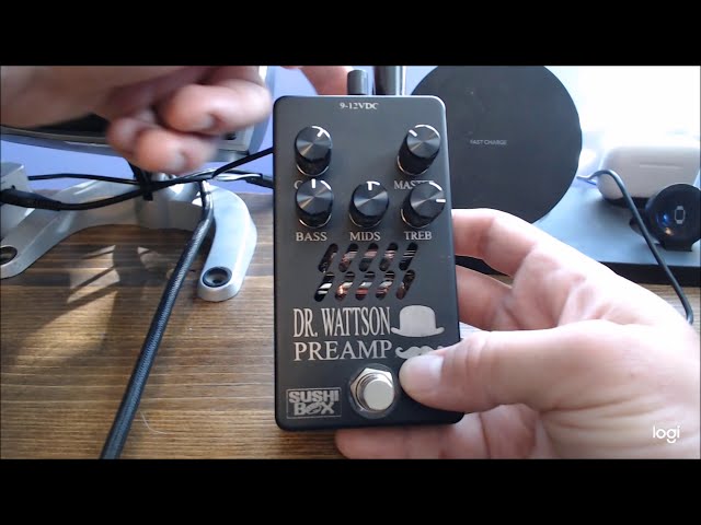 Sushi Box FX Dr. Wattson Preamp Pedal Demo (Bass) - YouTube