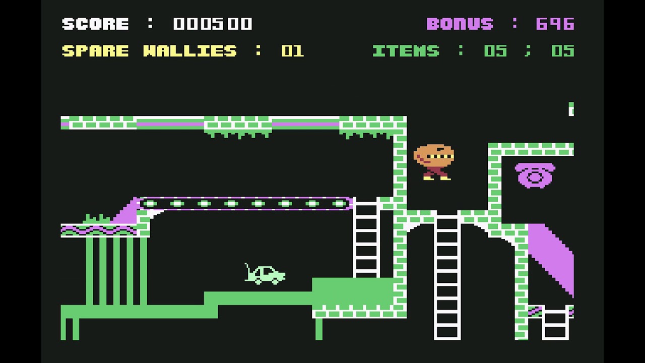 Game of the day 1853 Trollie Wallie (トロリエ・ウォリー) Interceptor Software 1984