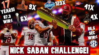 I Attempted to become the GREATEST Coach in History! Nick Saban Challenge! | College Football 27