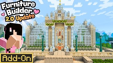 Furniture Builder 2.0 UPDATE! 🪑✨ | Interactive Furniture Lofi Girl | Minecraft Bedrock