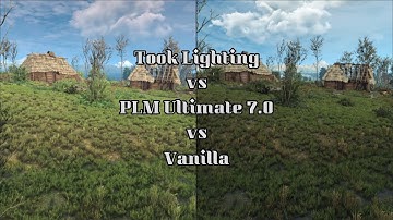 The Witcher 3: Wild Hunt | Took Lighting vs PLM Ultimate 7.0 vs Vanilla | Lighting mods Comparison