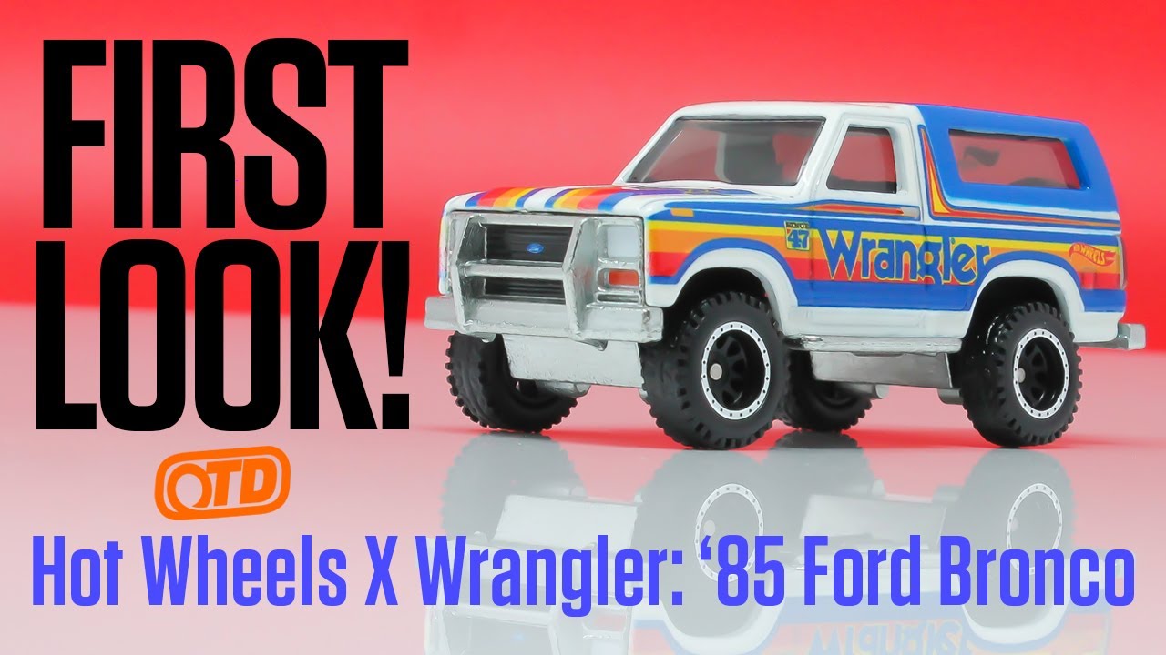 FIRST LOOK! Hot Wheels X Wrangler: '85 Ford Bronco presented