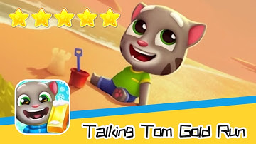 Talking Tom Gold Run DAY #185 Walkthrough The best cat runner game! Recommend index five stars