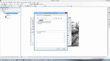 ArcGIS : How to change the projection system of a Raster