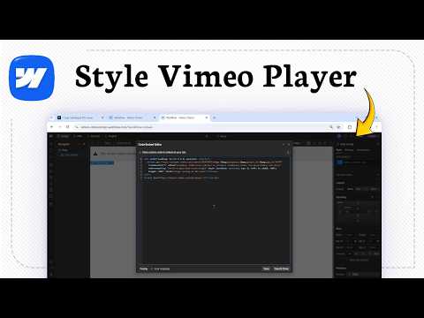 How to Embed and Customize a Vimeo Player in Webflow Without Ads
