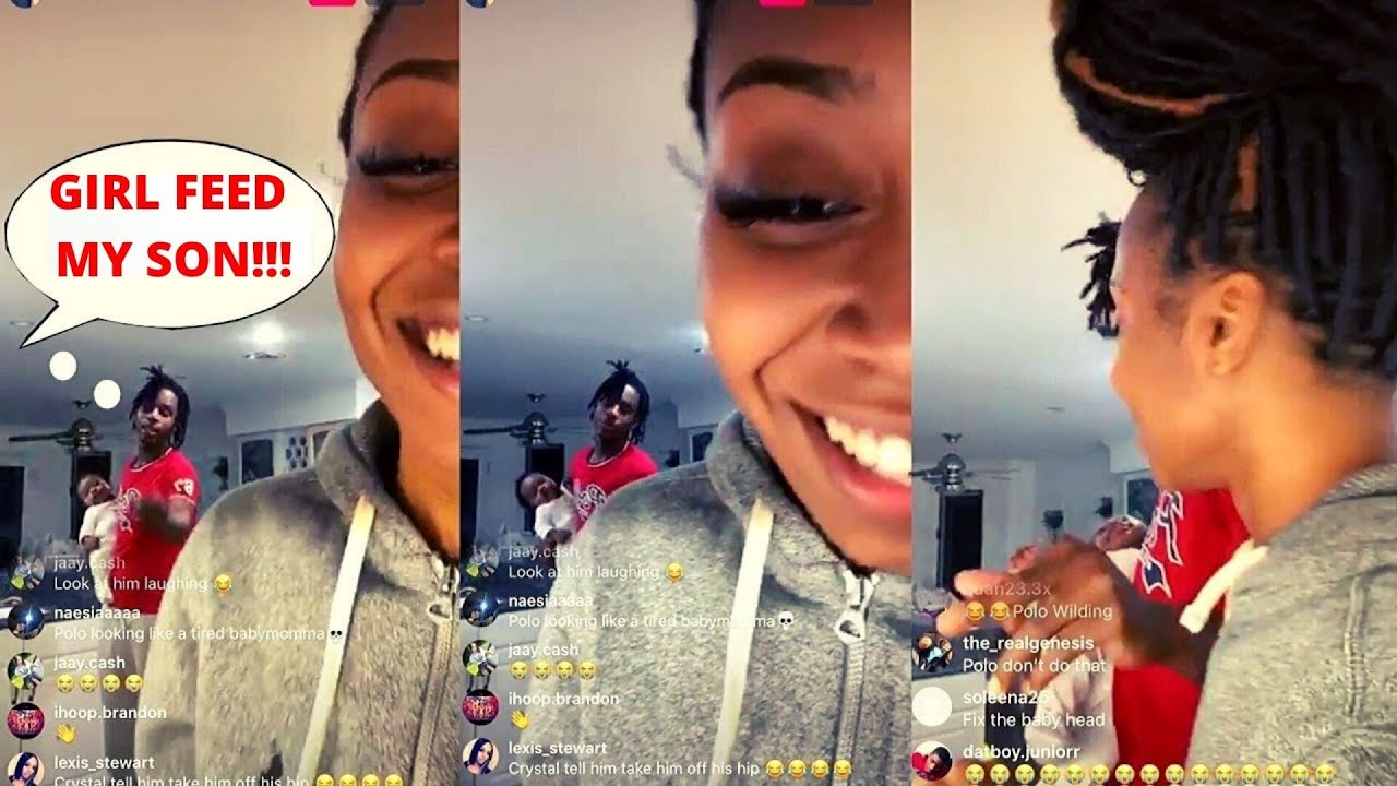 Polo G Goes OFF On Baby Momma For Being On Live Instead Of Feeding Son